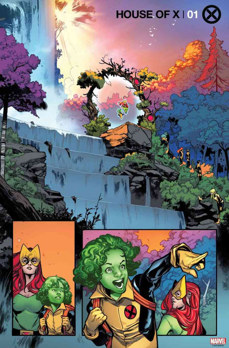 Scenes from House of X #1.